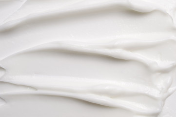 Cosmetic liquid cream for skin white background texture