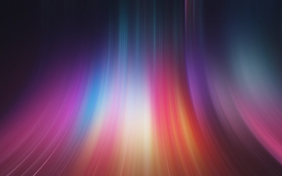 Abstract light effect texture rainbow wallpaper 3D rendering © sdecoret
