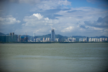Naklejka premium 深圳湾
