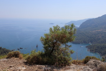 Region of Oludeniz, Turkey, summer 2018