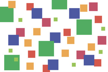 Colorful square abstract mosaic geometric pattern background