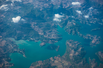 Fototapeta na wymiar Aerial landscape of Taurus mountains
