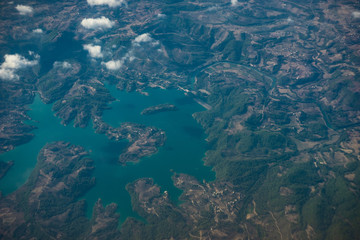 Aerial landscape of Taurus mountains