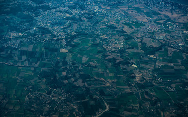 Aerial landscape of Taurus mountains
