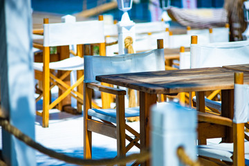 Seaside table setting