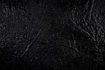 Black stone slate empty background