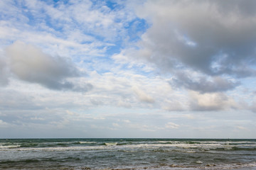 Sea, sky, beaches, sunshine and clouds