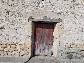 Rustic wooden door