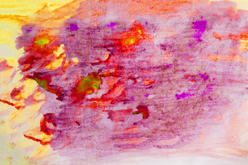 Bright watercolor. Abstract illustration