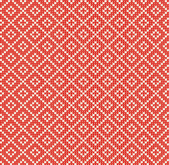 Winter Scandinavian Christmas x-mas knitted seamless abstract background pattern.