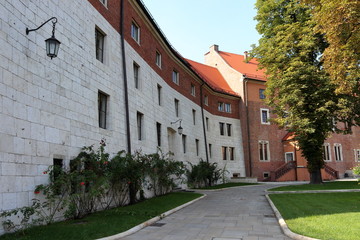 Fototapeta na wymiar Wawel courtyard