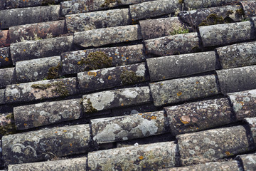 old stoned roof