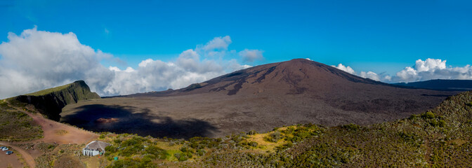 Volcano Reunion Island "Piton de la Fournaise"