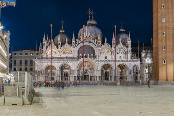 Obraz premium Facade of St Mark's Basilica, cathedral church of Venice, Italy