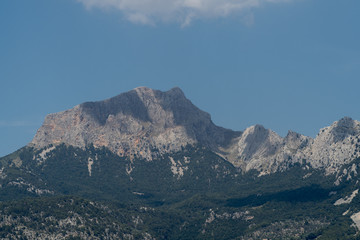 Fototapeta na wymiar Berggipfel in der Serra de Tramuntana 