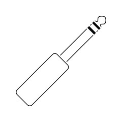 Music jack plug-in icon