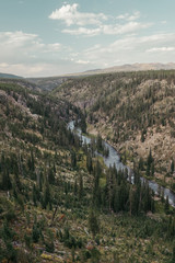 Beautiful landscape with river 