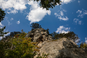 Fels bei den Myrafällen 