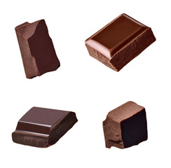 chocolate piece sweet food dessert falling
