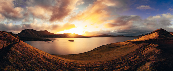 frostastaðavatn lake in Landmannaulaugar 