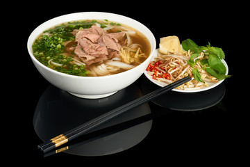 Vietnamese noodle soup Pho Bo