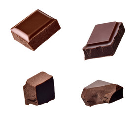 chocolate piece sweet food dessert falling