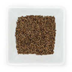 Kümmel Samen Gewürz in Schale