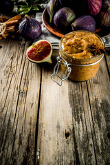 Homemade figs jam
