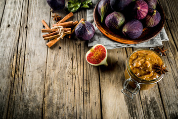 Homemade figs jam