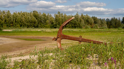 Ancor close to a lake