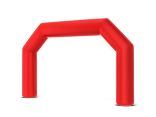 Inflatable promotion arch mock up