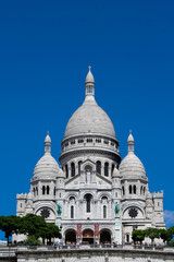 The Sacr.&eacute;-Coeur church in Monmartre in Paris, France. 