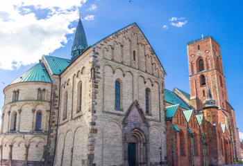 Fototapeta na wymiar cathedral in Ribe, Denmark