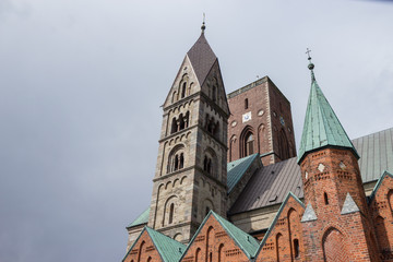 Fototapeta premium cathedral in Ribe, Denmark