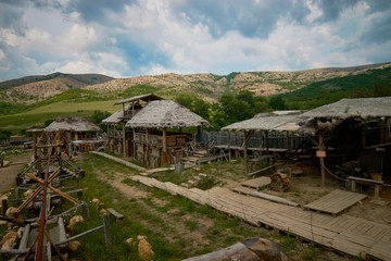 Landscape of the viking village © Sergey