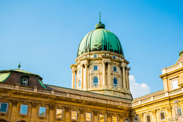 Main Building of the Royal Budapest Castle, Budapest in Hungary