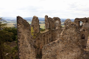 Fototapeta na wymiar Ruins, old castle, ruins of the castle.