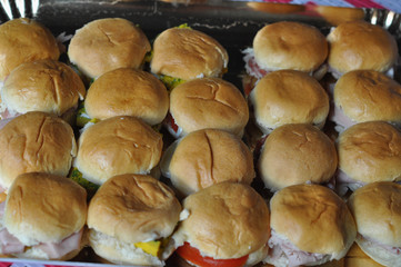 sandwich (panini) bread baked food