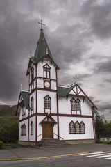 Fototapeta na wymiar Husavik Church (Husavikurkirkja)