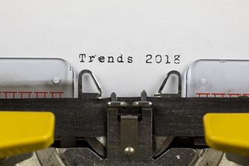 Typewriter Trends 2018