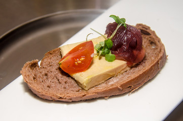 French foie gras entrance