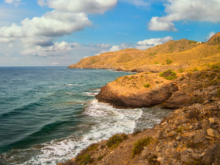 Natural park of Calblanque on the coast of Cartagena