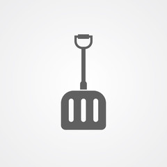 Snow shovel icon