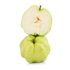 Guava fruit asian isolated on white background