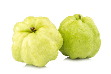 Guava fruit asian isolated on white background