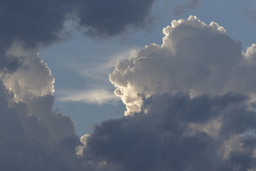 cloudy sky at summer