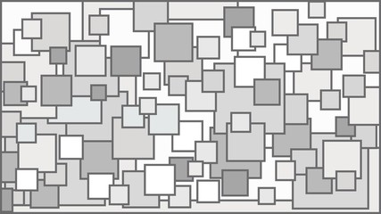 Squares in various shades of white background - Illustration, 
Illustration with squares, 
White squares background