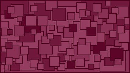 Squares in various shades of burgundy background - Illustration, 
Illustration with squares, 
Cyclamen squares background