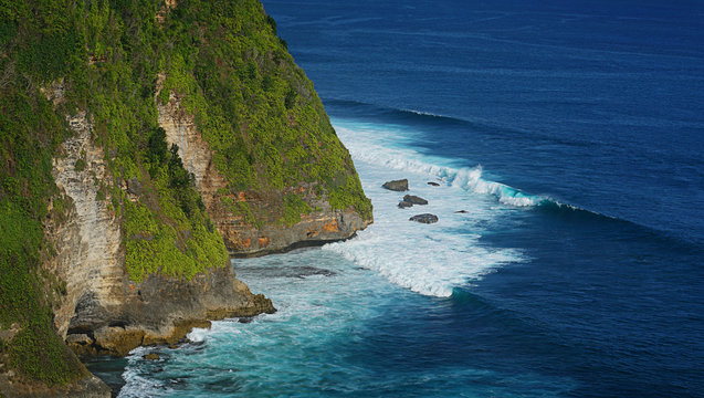 View of Uluwatu Cliff, Bali Indonesia