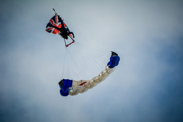 Parachutist with Union Flag
